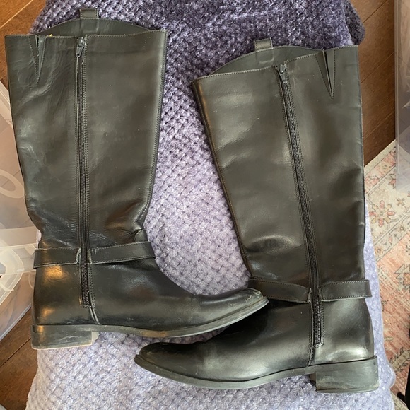 Pegaboo Black Leather Riding Boot - Picture 4 of 13